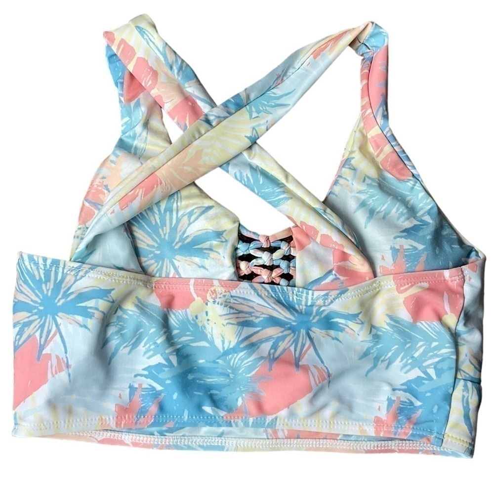 🎉 TROPICAL Bikini Top Size Small - Picture 2 of 6